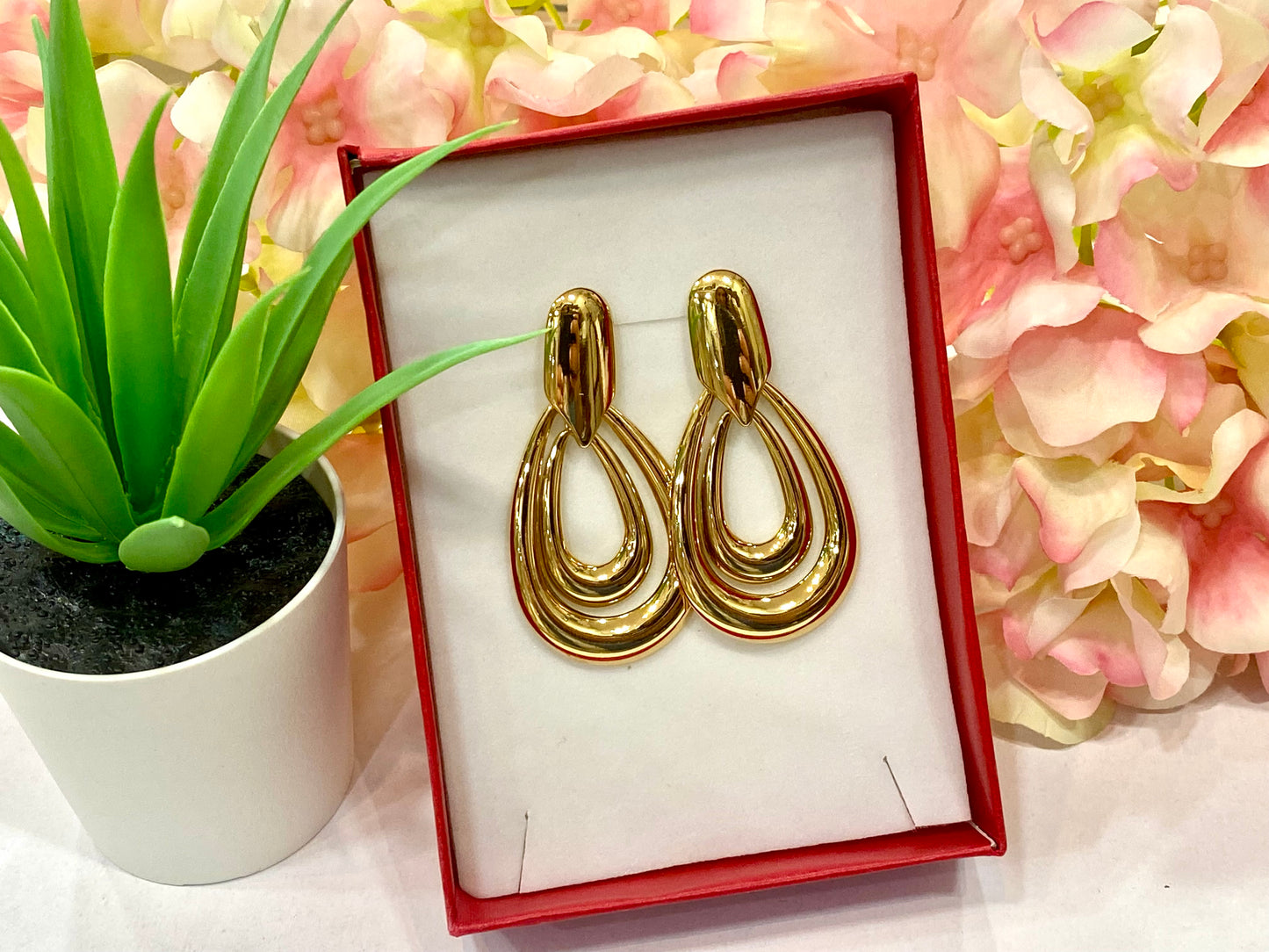 Pendientes acero divinity