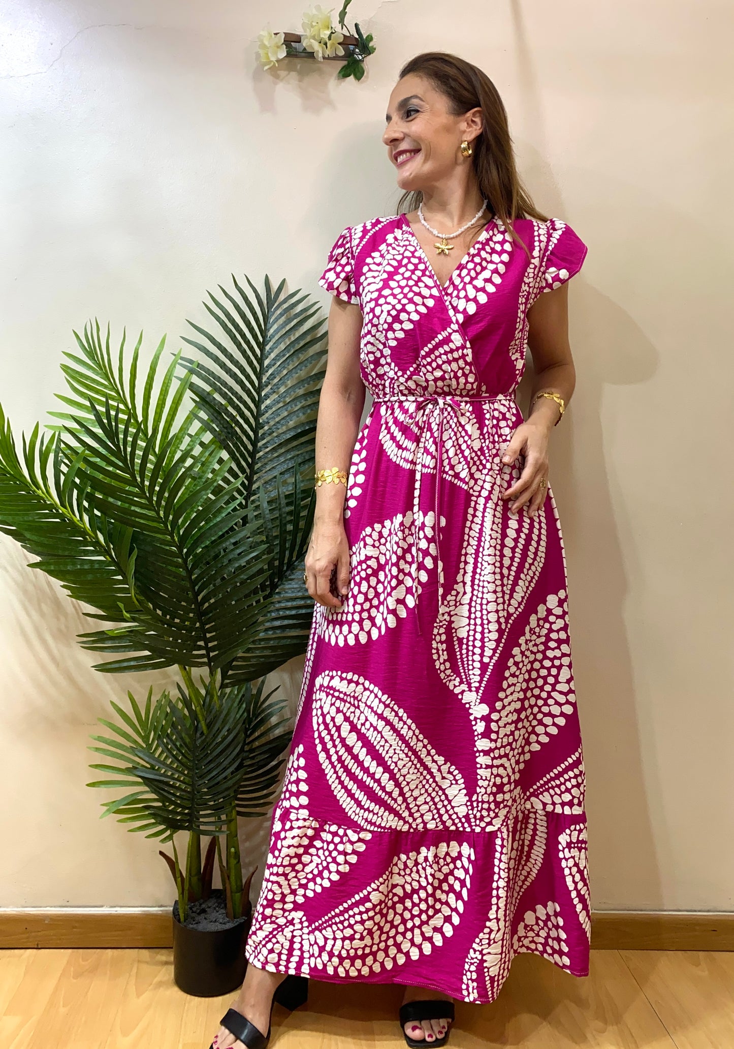 Vestido motitas