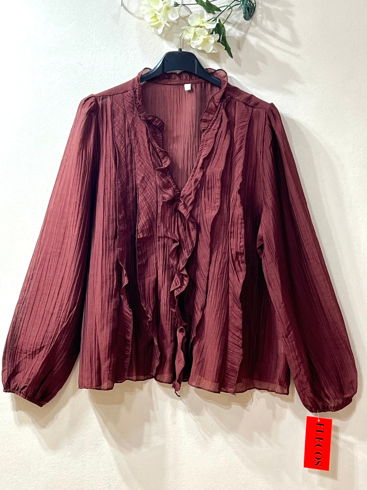 Blusa chorreras