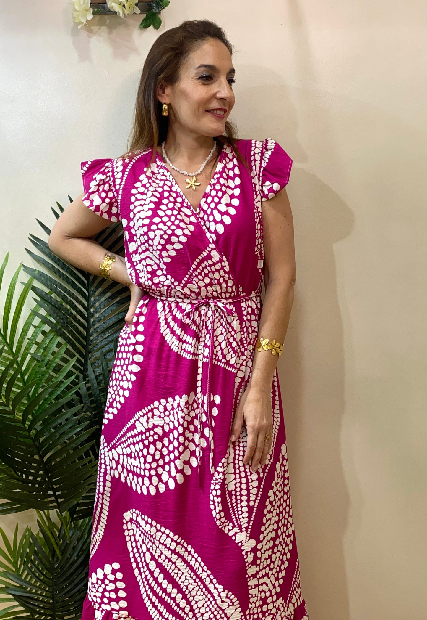 Vestido motitas