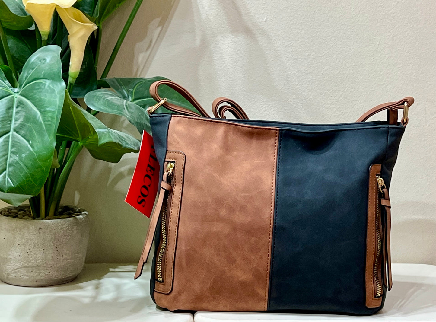 Bolso bicolor
