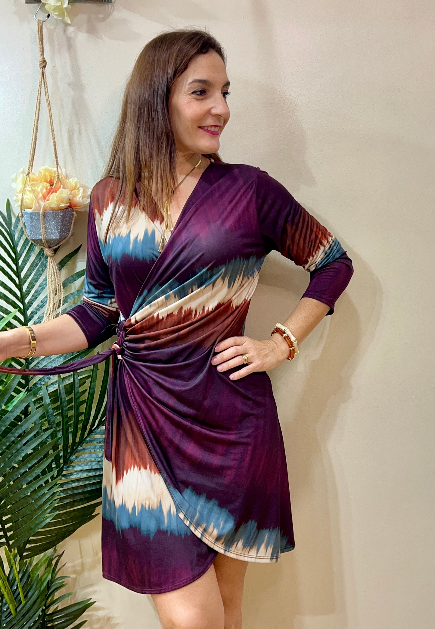 Vestido frunce lateral