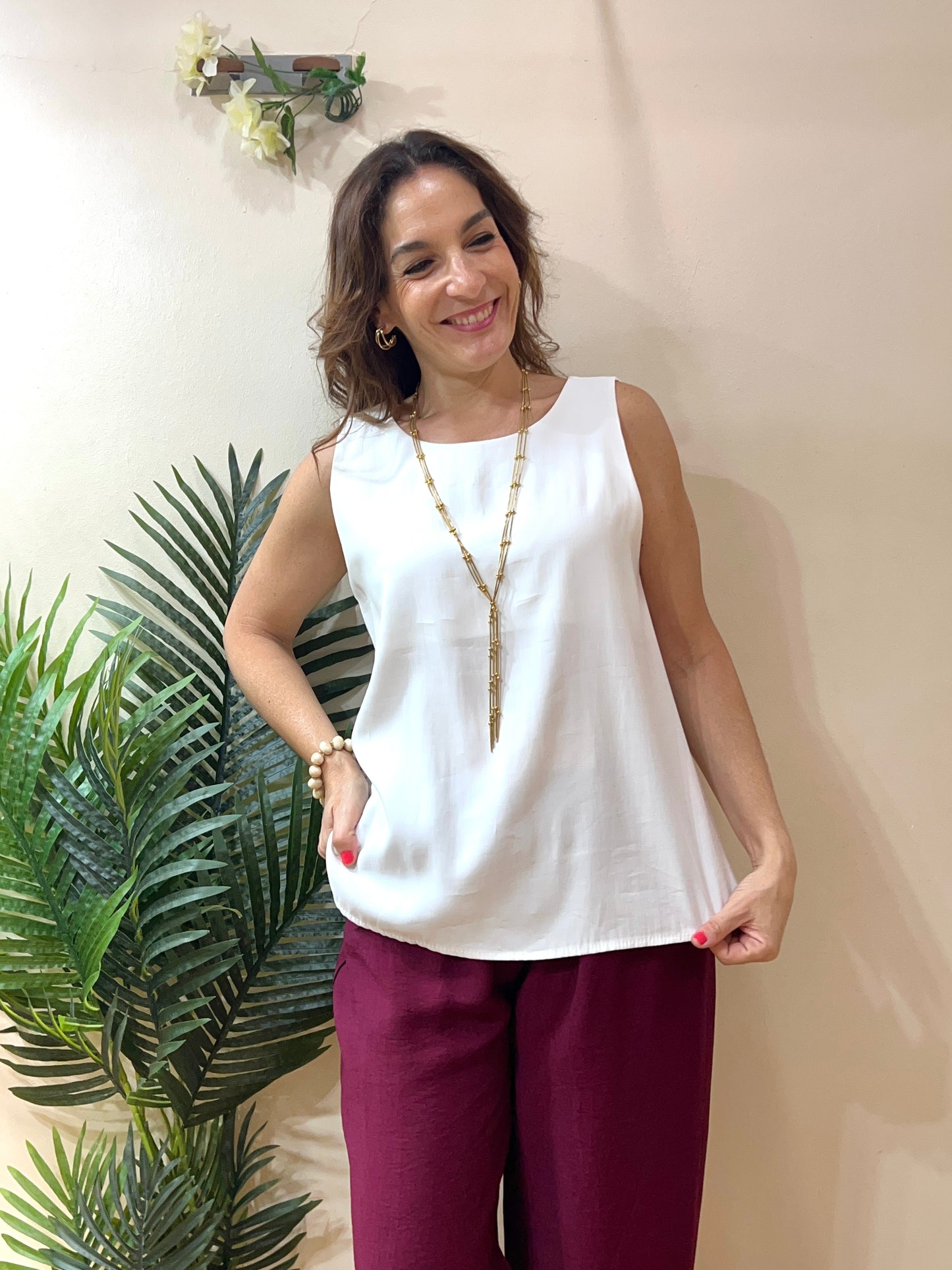 Blusa y lazo trasero