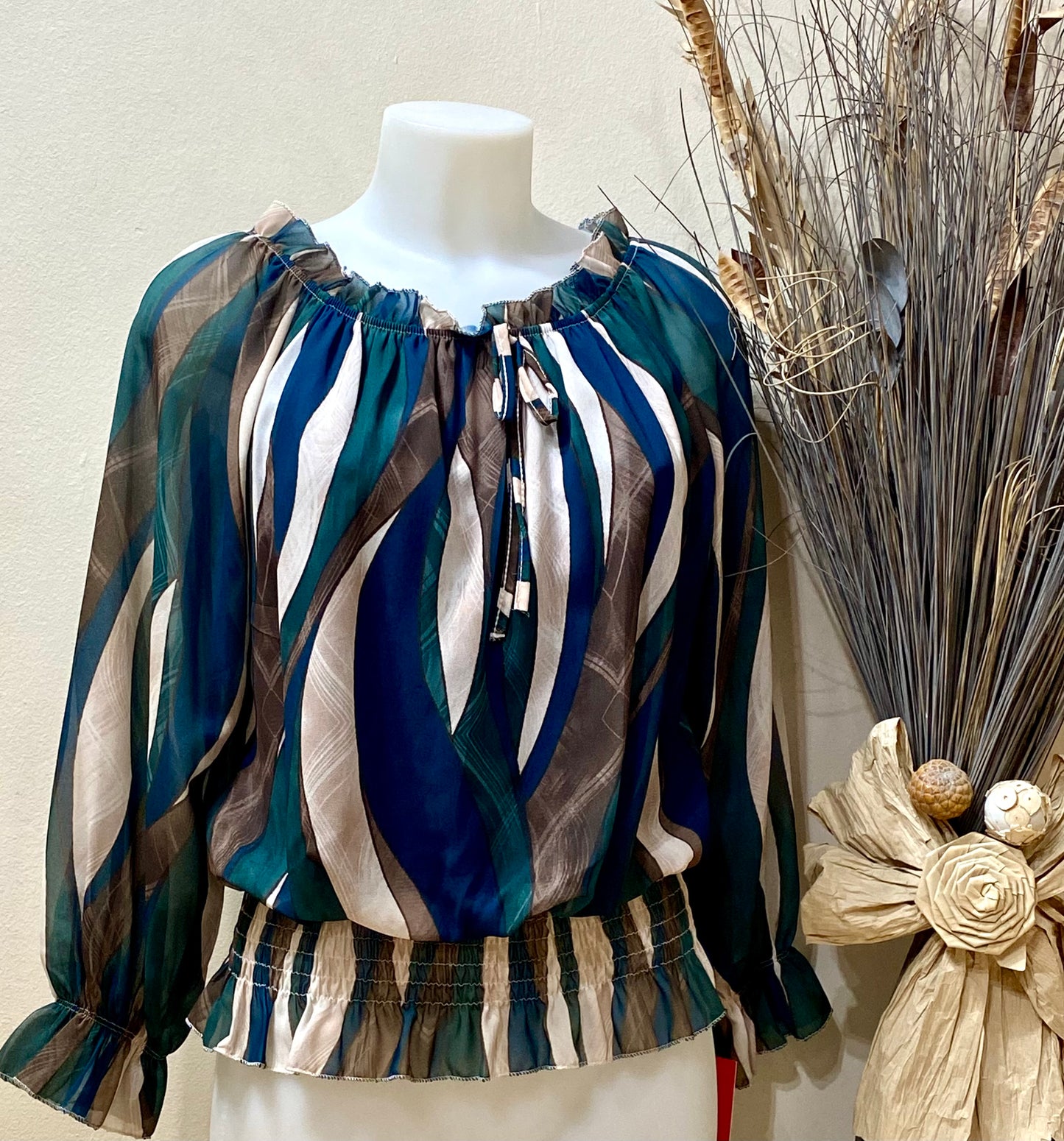 Blusa rayado abstracto