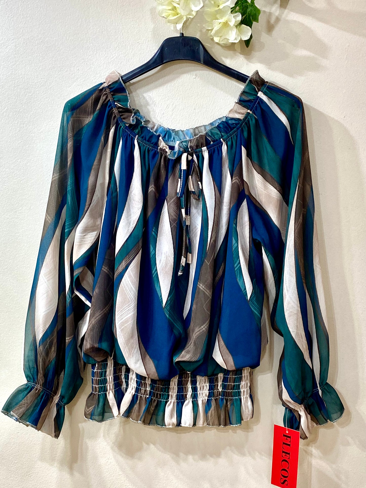Blusa rayado abstracto