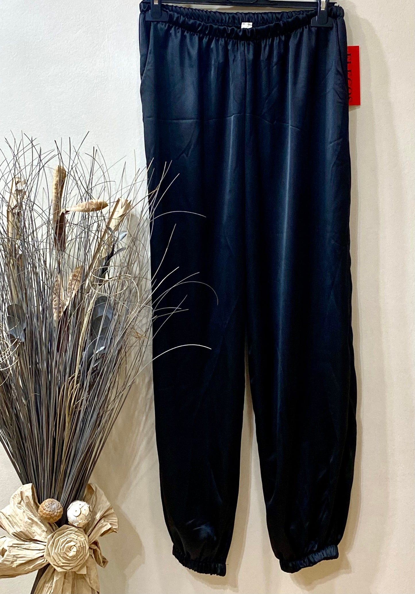 Pantalón bombacho satinado