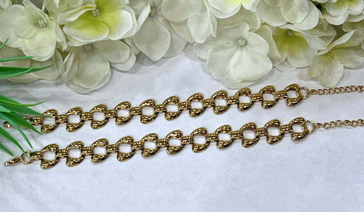 Pulsera acero tipo barbada