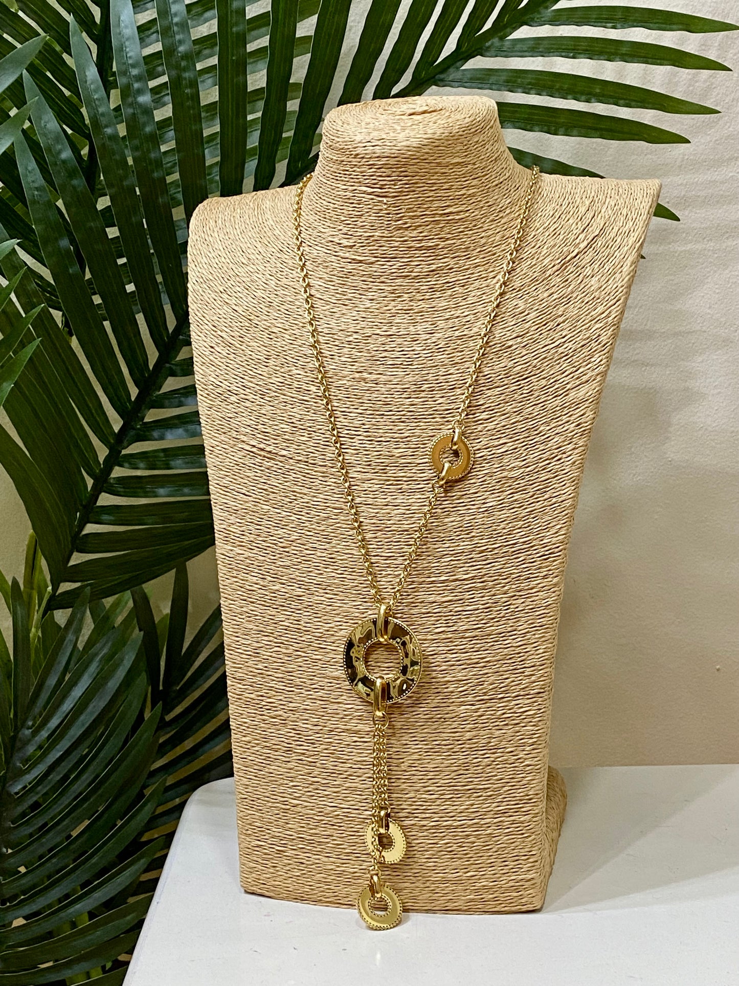 Collar acero largo divinity glamour