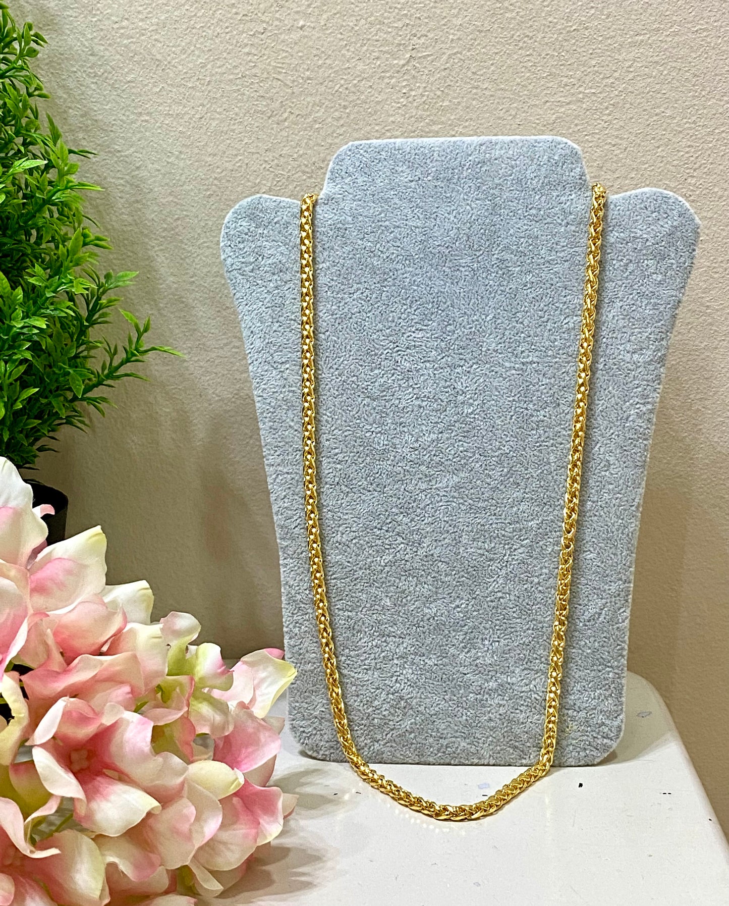 Cordón chapado salomónico