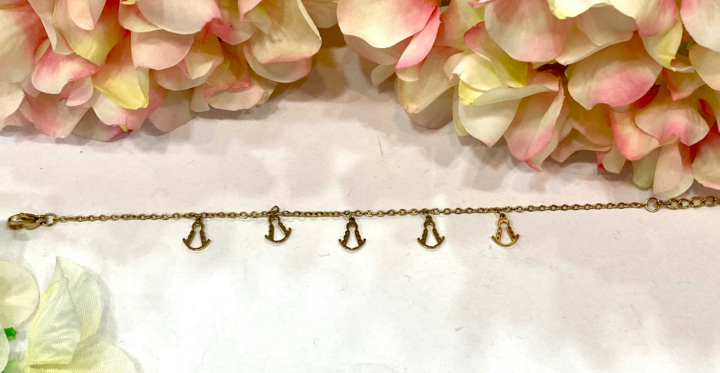 Pulsera acero Virgen del Rocío