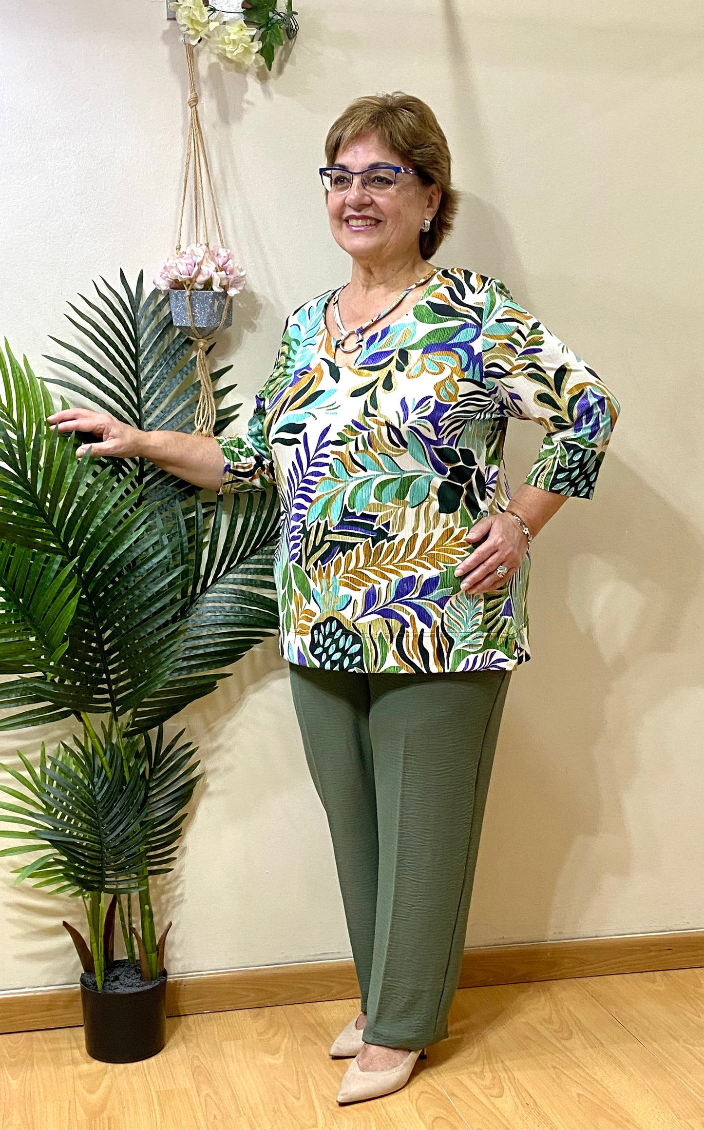 Camiseta anilla escote