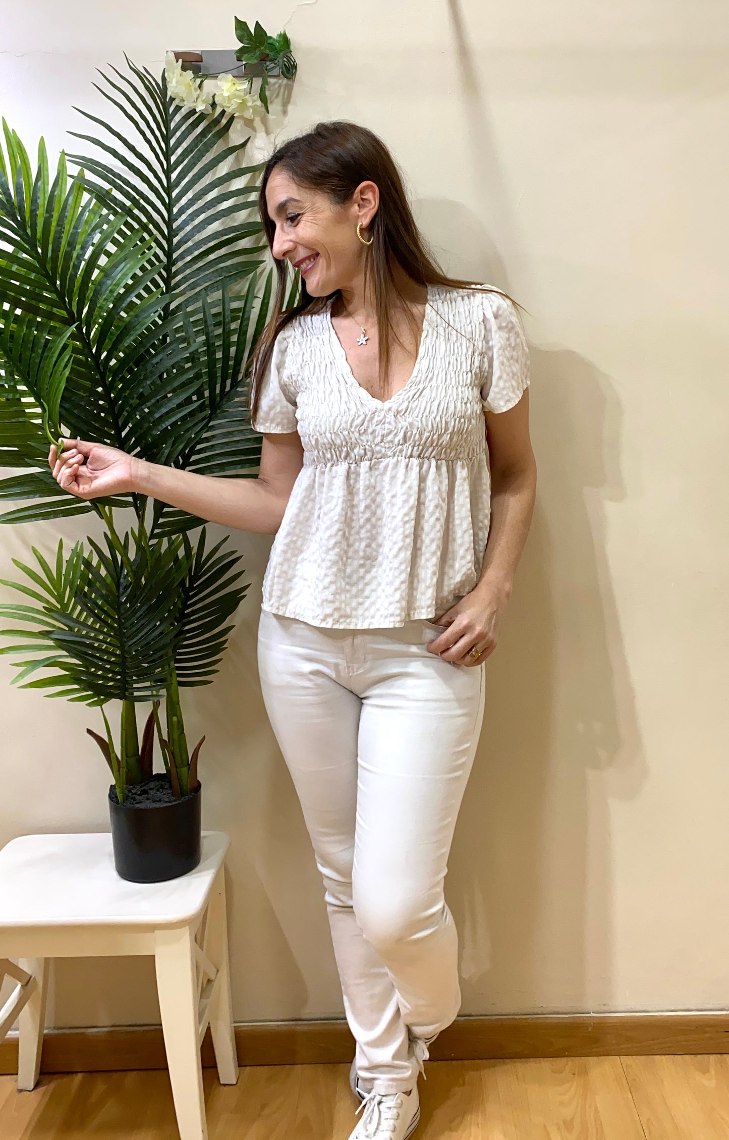 Blusa cuadro vichy