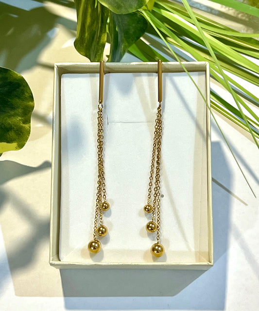 Pendientes acero elegant