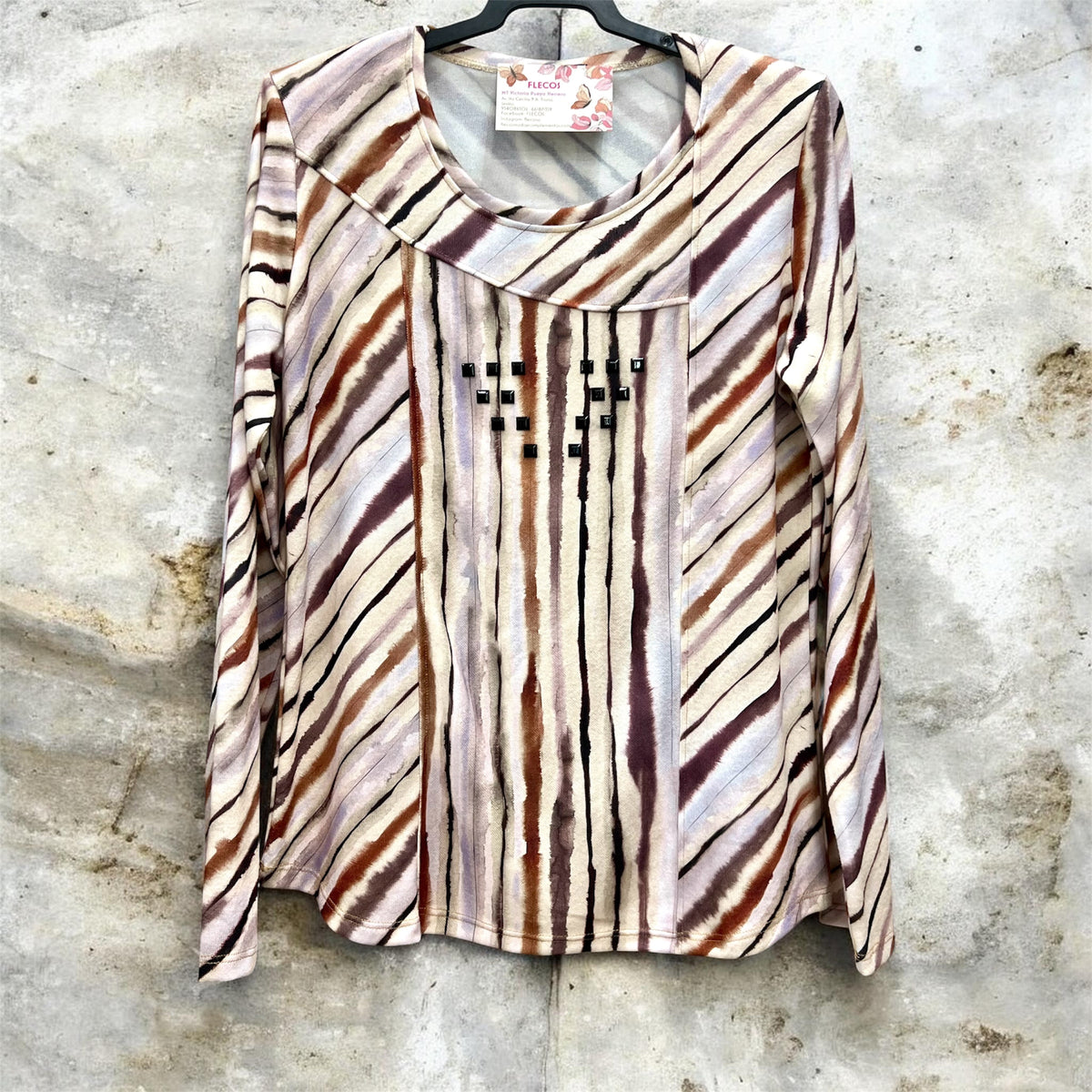Camiseta líneas otoño