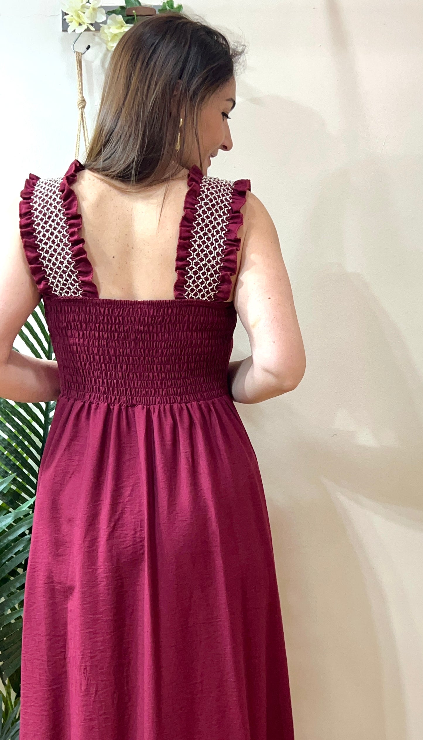Vestido tirantes zig-zag