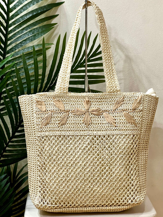 Maxi bolso rafia