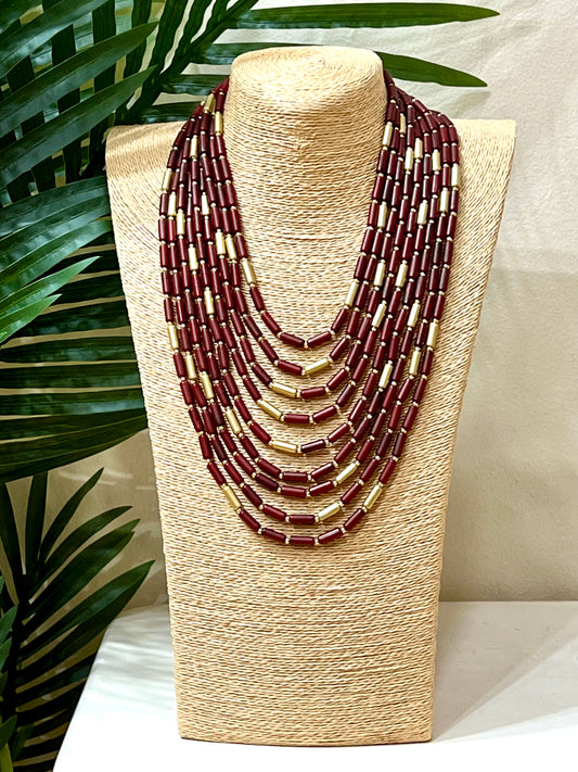 Maxi collar cascada