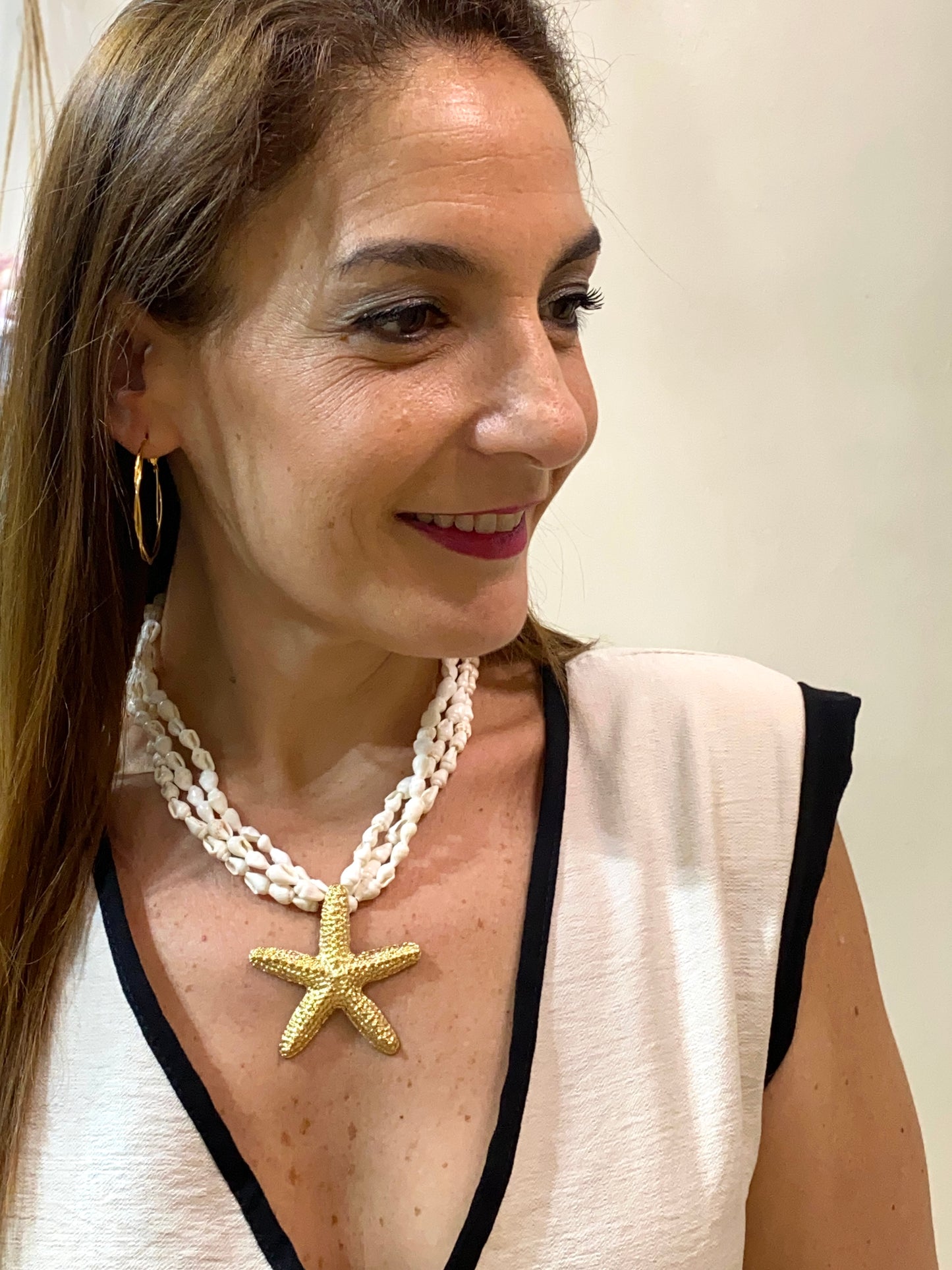 Collar conchitas y Estrella de mar