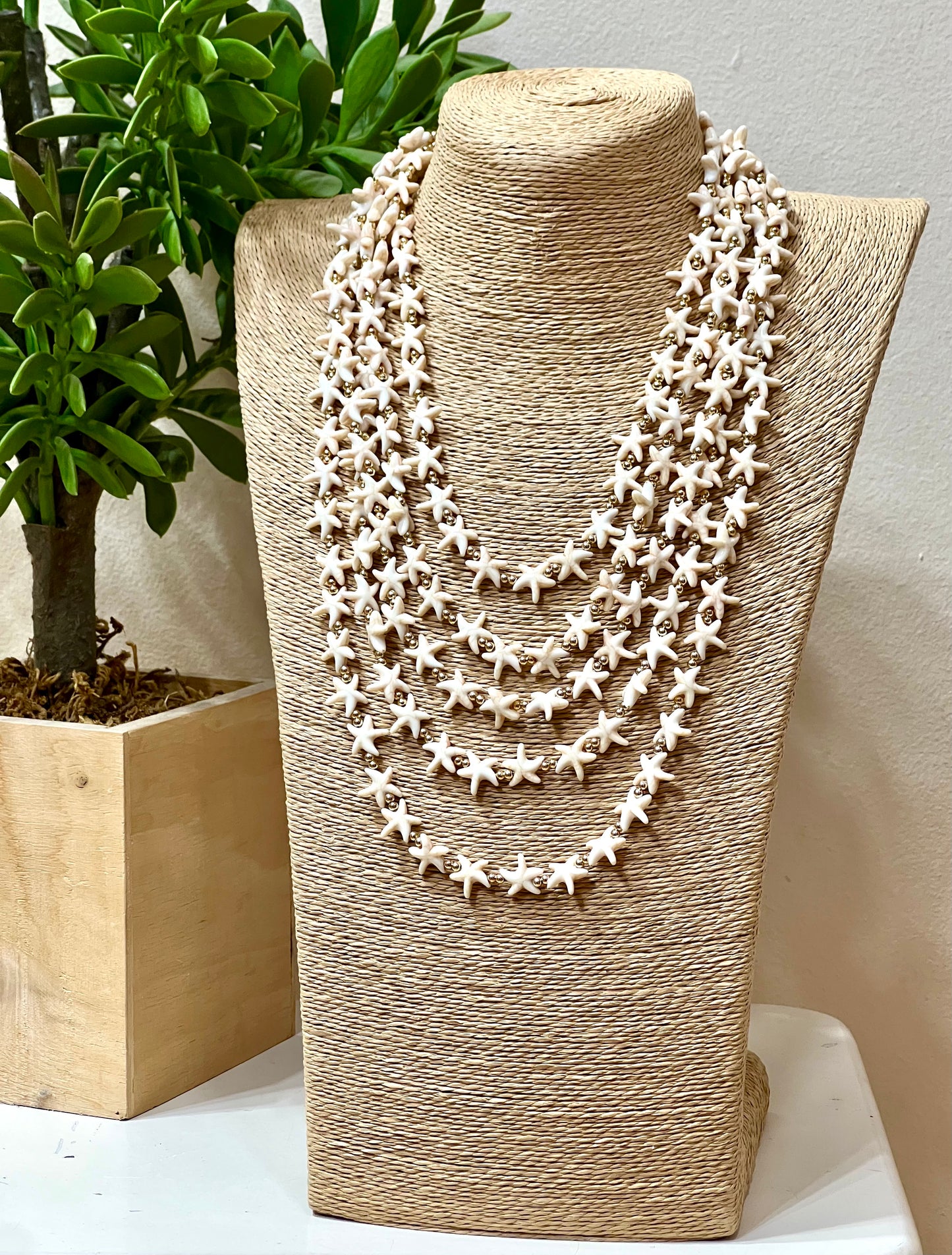 Collar multivueltas estrellas de mar