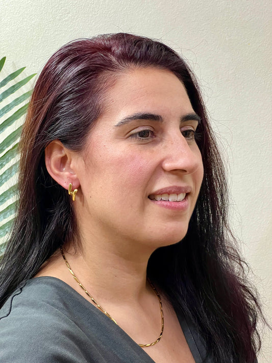 Pendientes acero forma Z