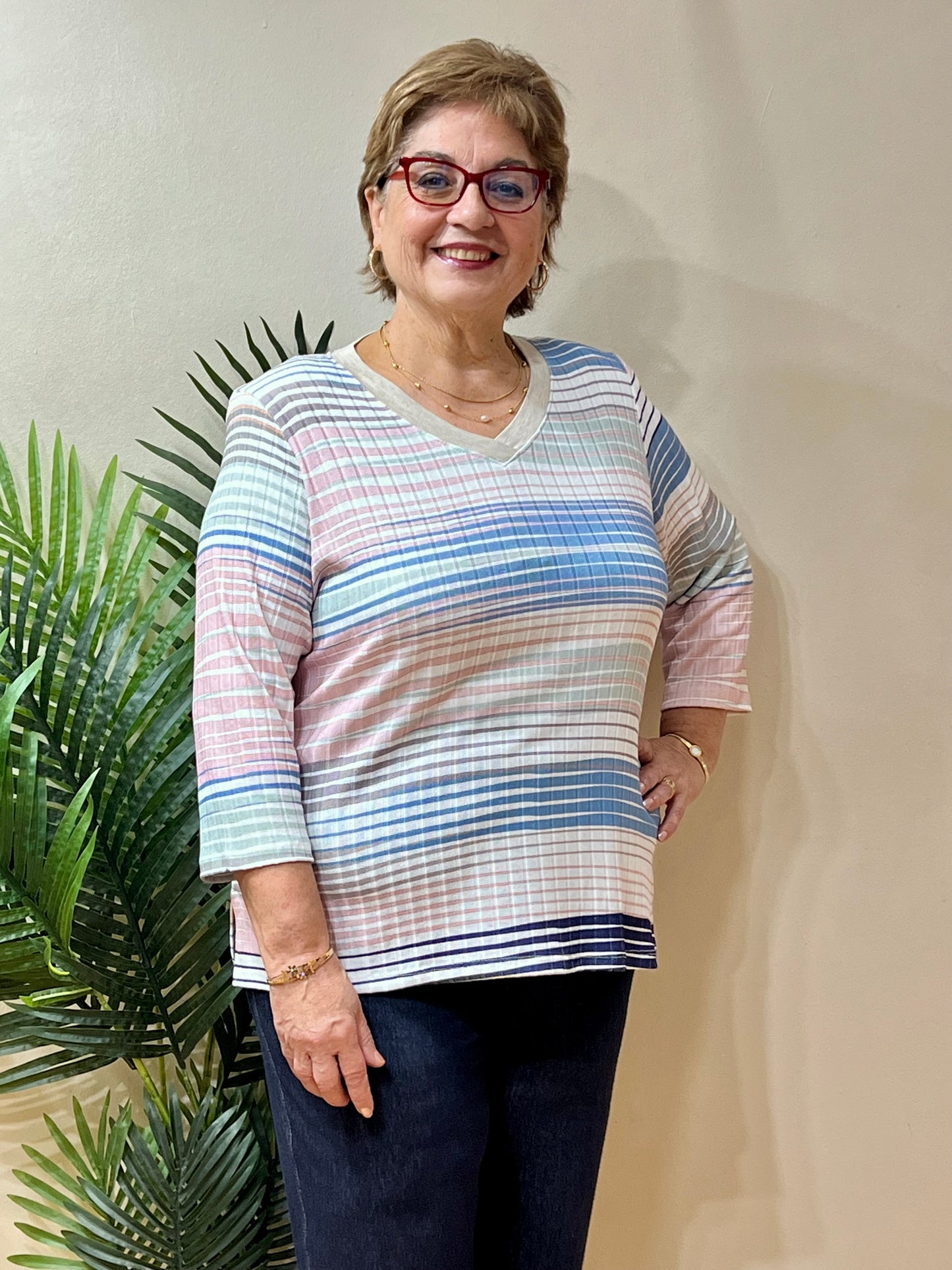 Camiseta trazos de color