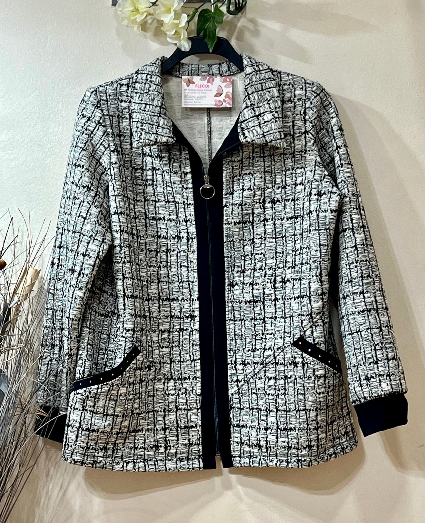 Chaqueta cremallera estilo
