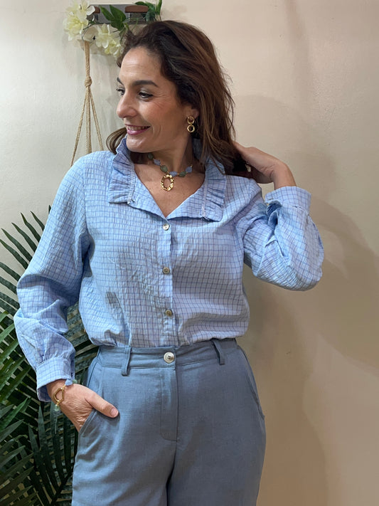 Blusa cuadritos