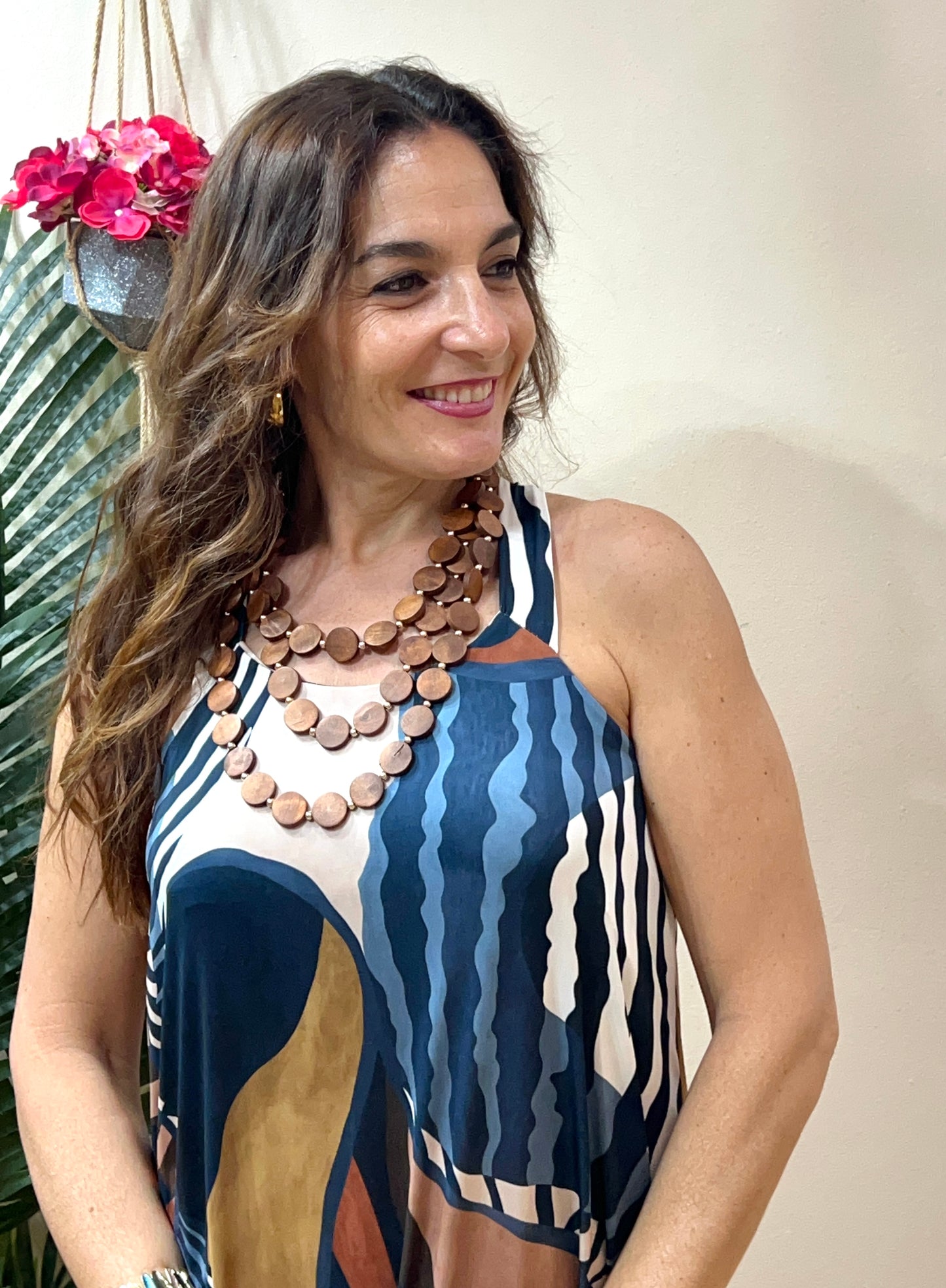 Maxi collar madera