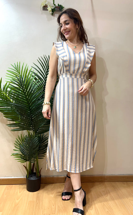 Vestido rayas Divinity