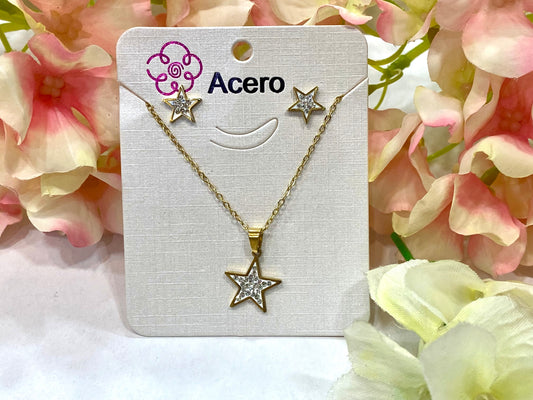 Conjunto acero Estrella