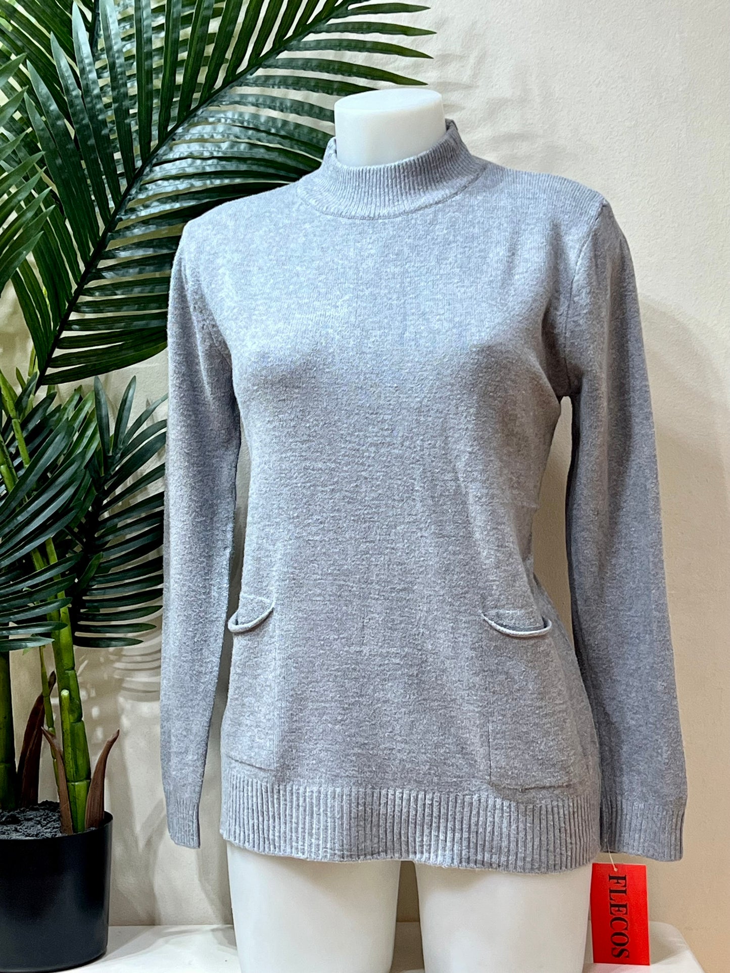 Jersey básico bolsillos