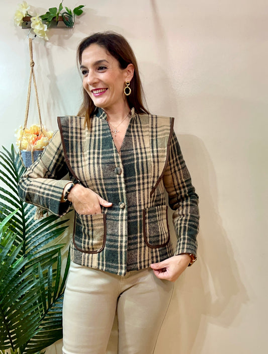 Chaqueta cuadros
