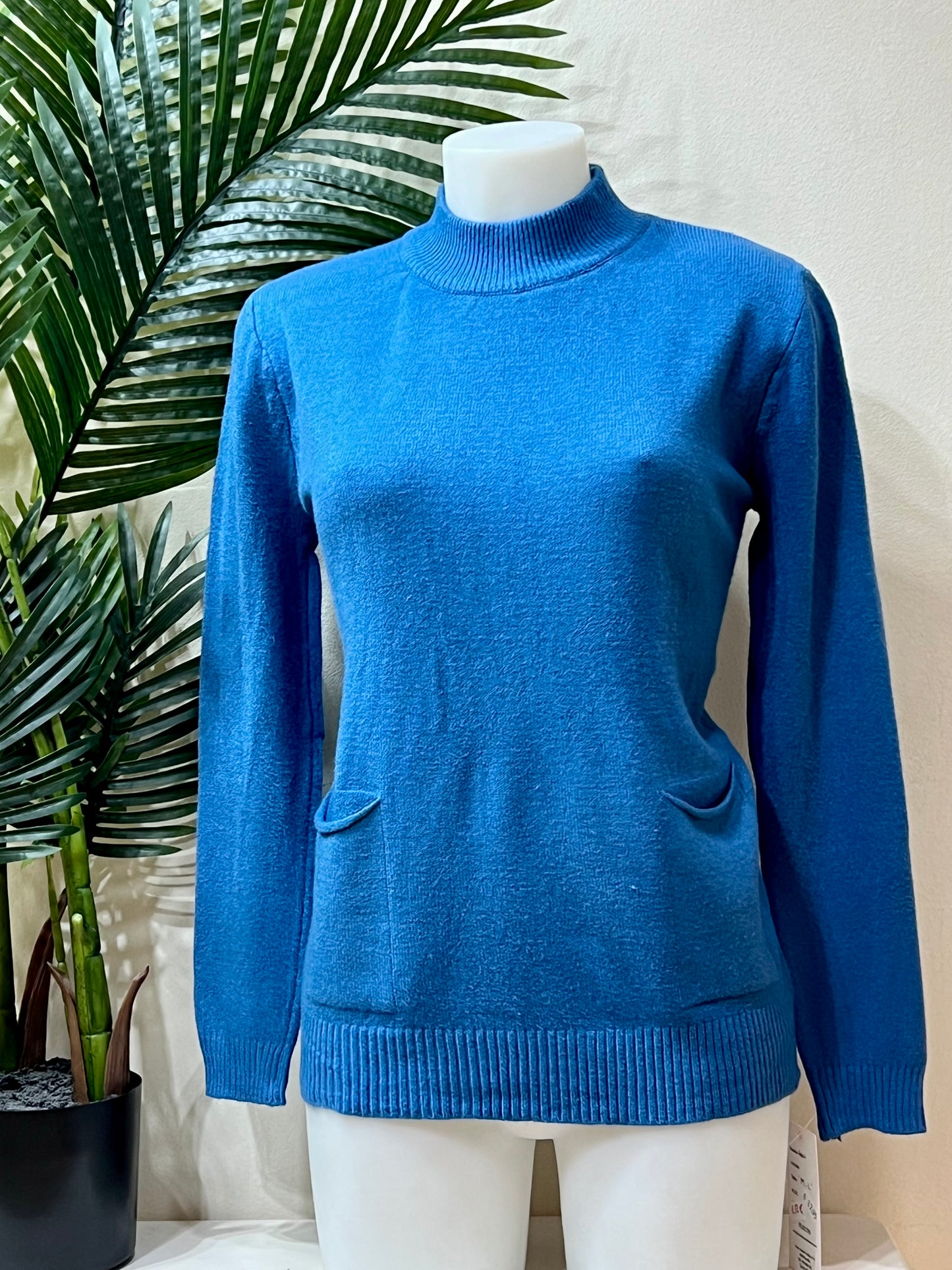 Jersey básico bolsillos