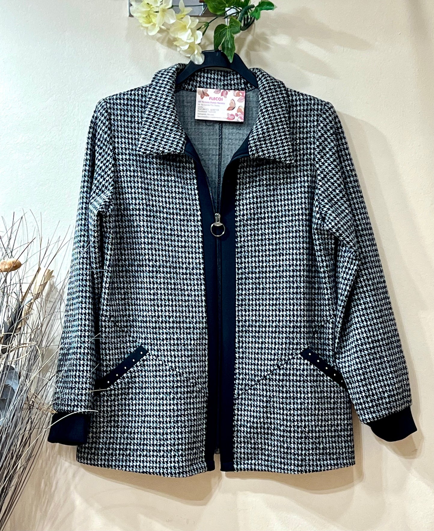 Chaqueta cremallera estilo