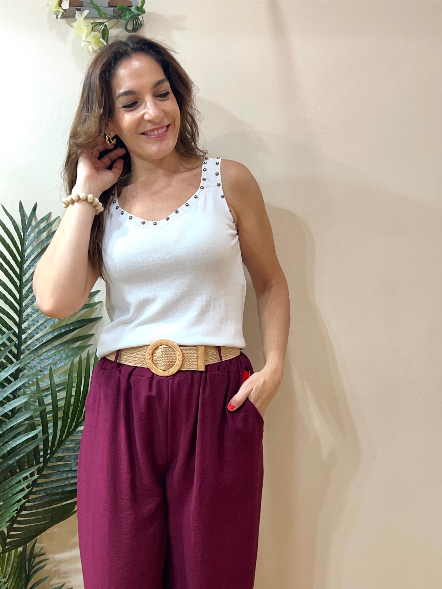 Camiseta tachuelas