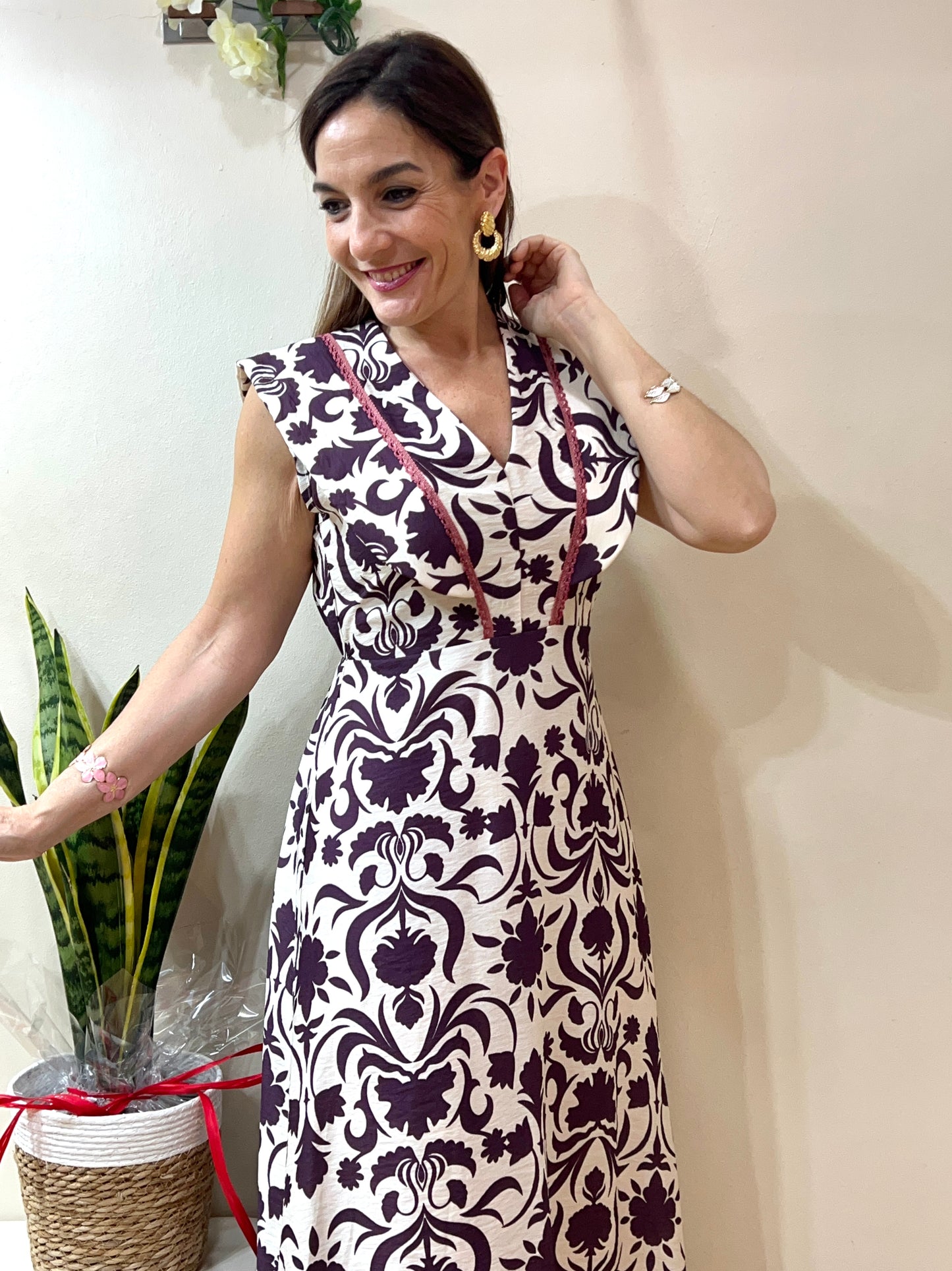 Vestido volantón