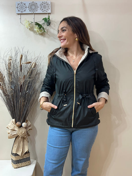 Chaquetón con lazada