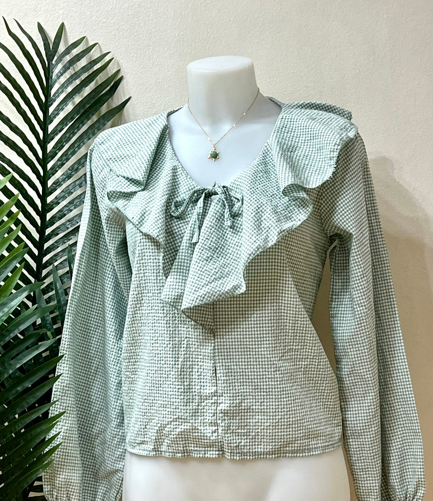 Blusa cuadritos Vichy