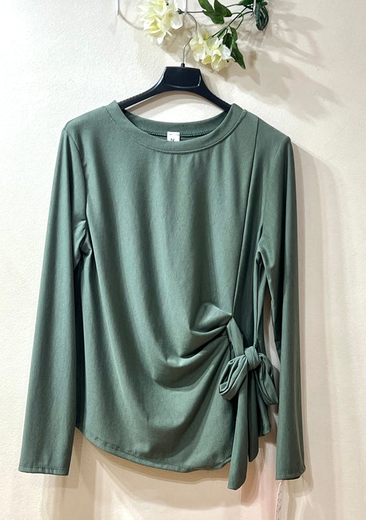 Camiseta nudo lateral
