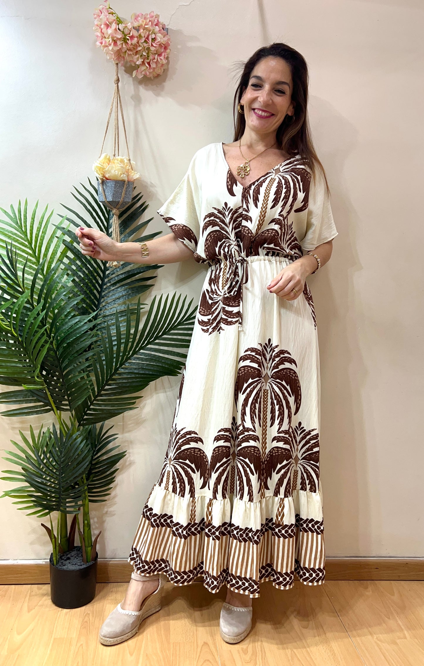 Vestido palmeras