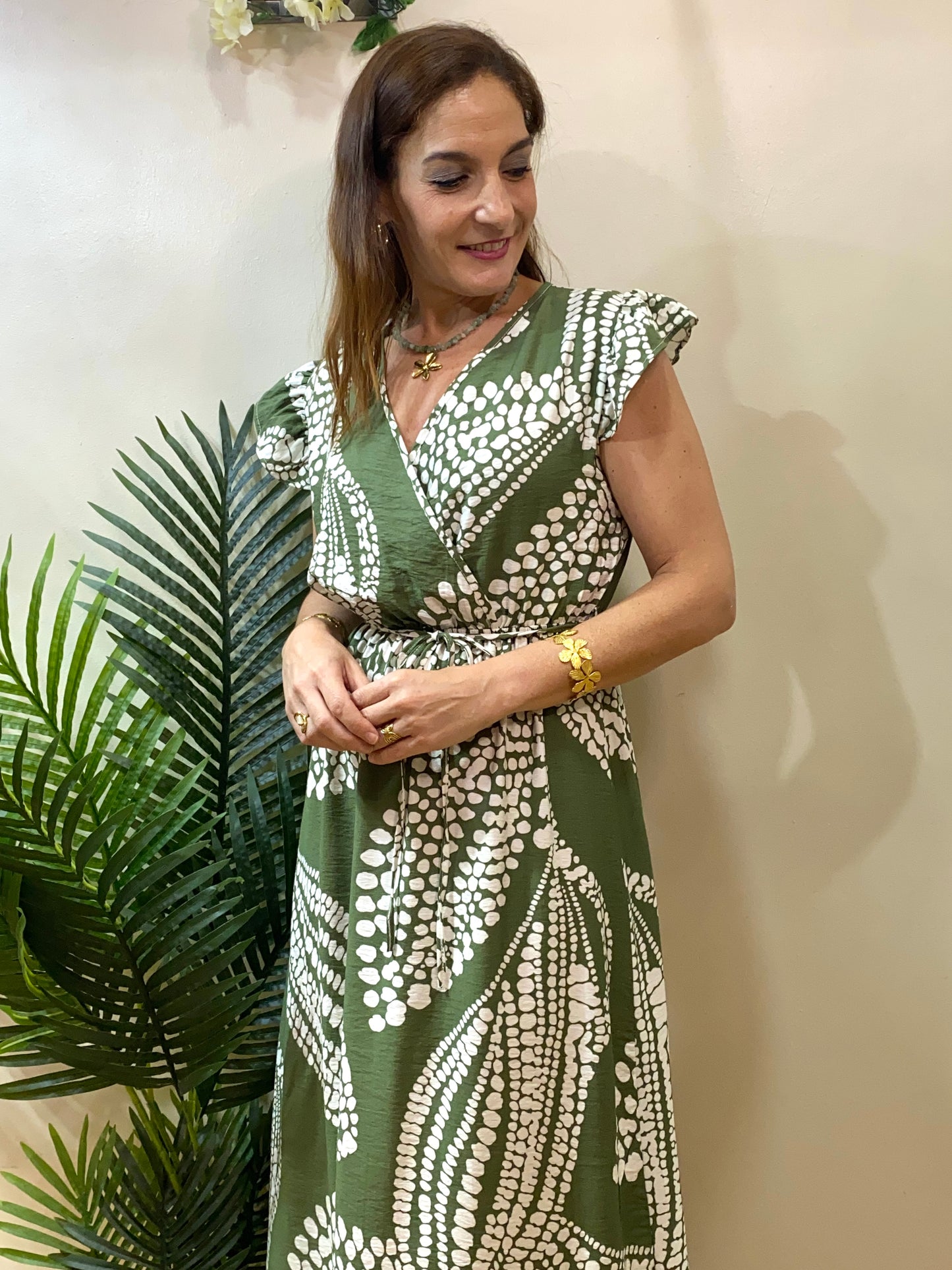 Vestido motitas