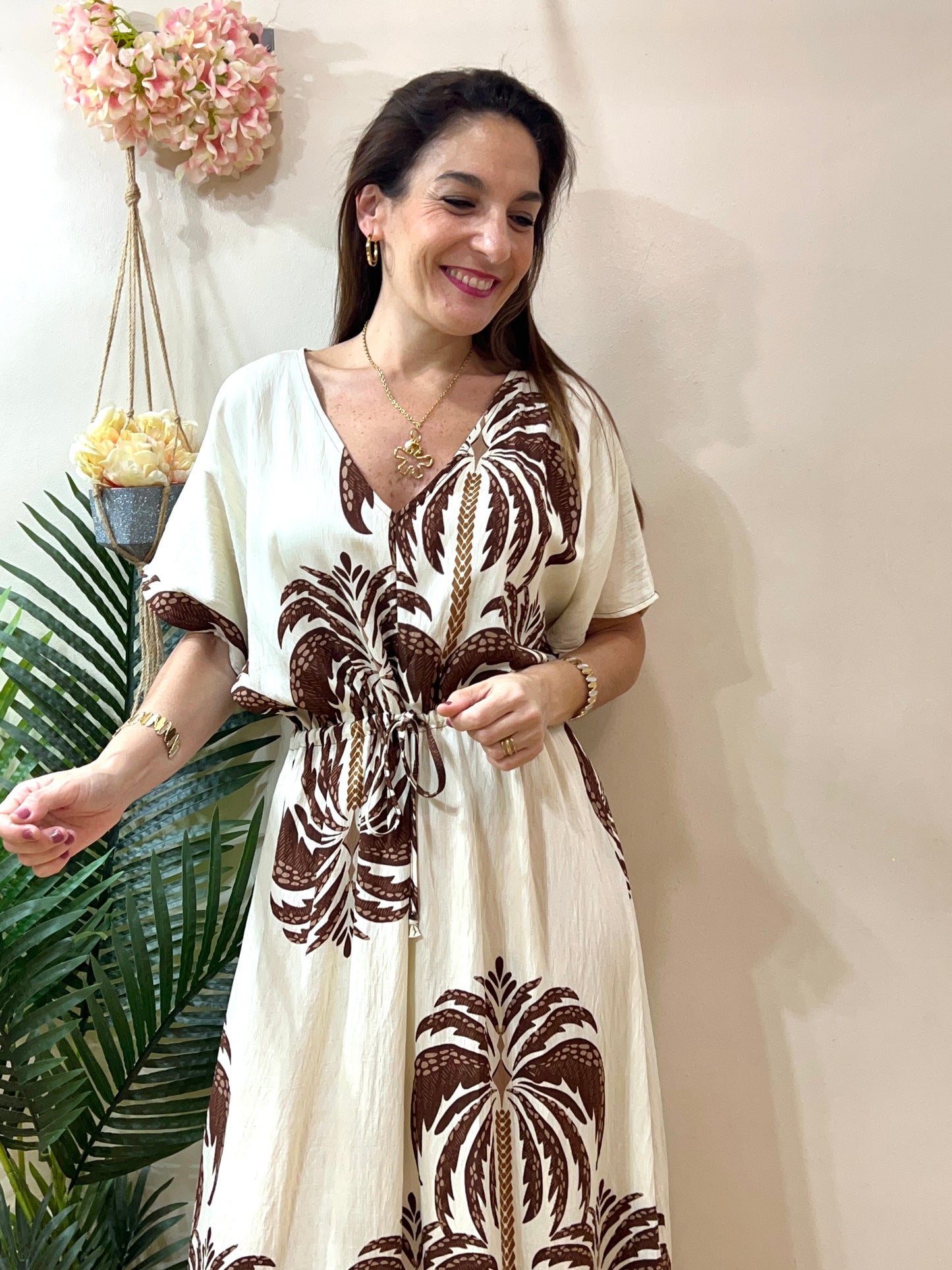 Vestido palmeras