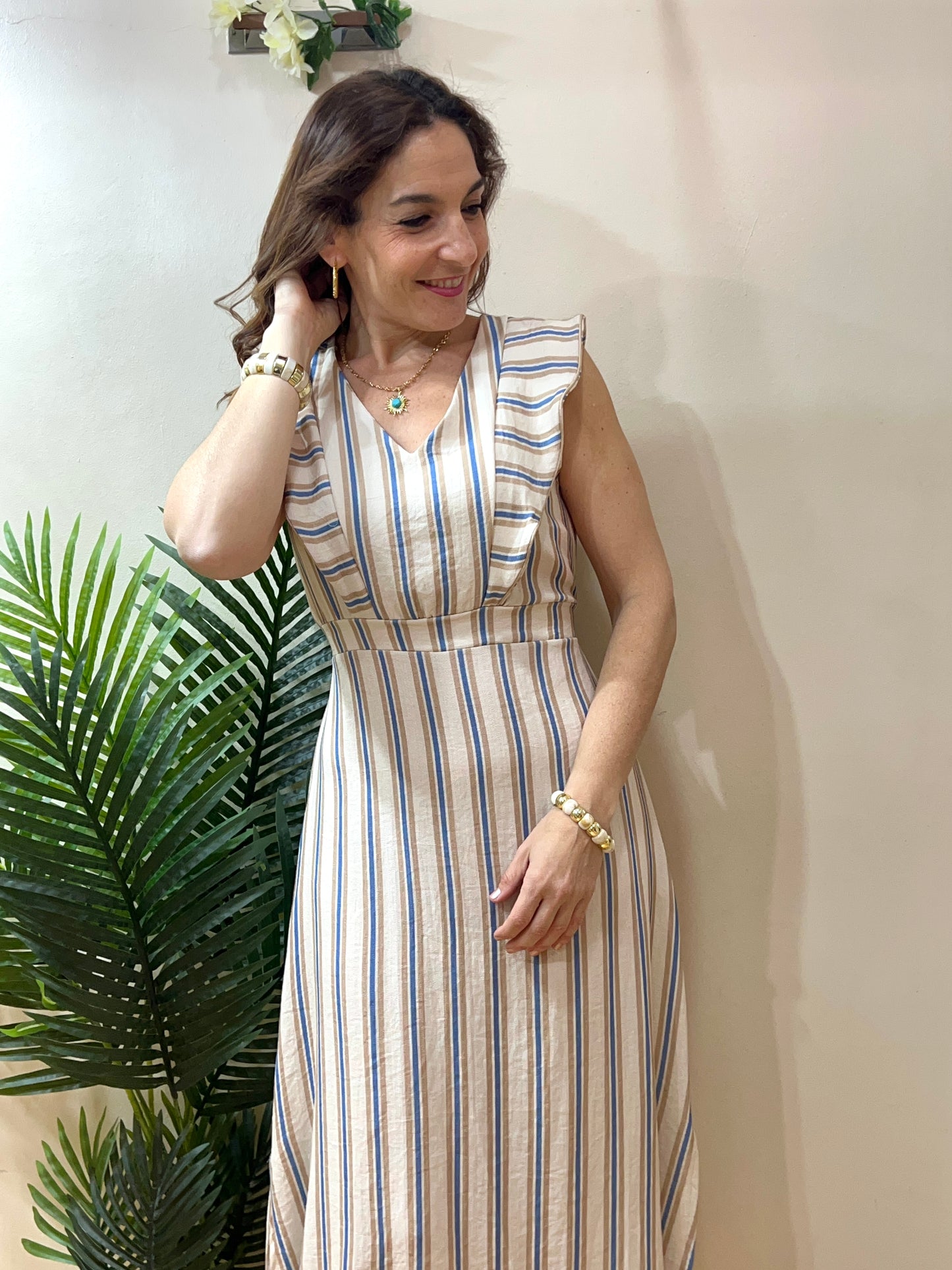 Vestido rayas Divinity