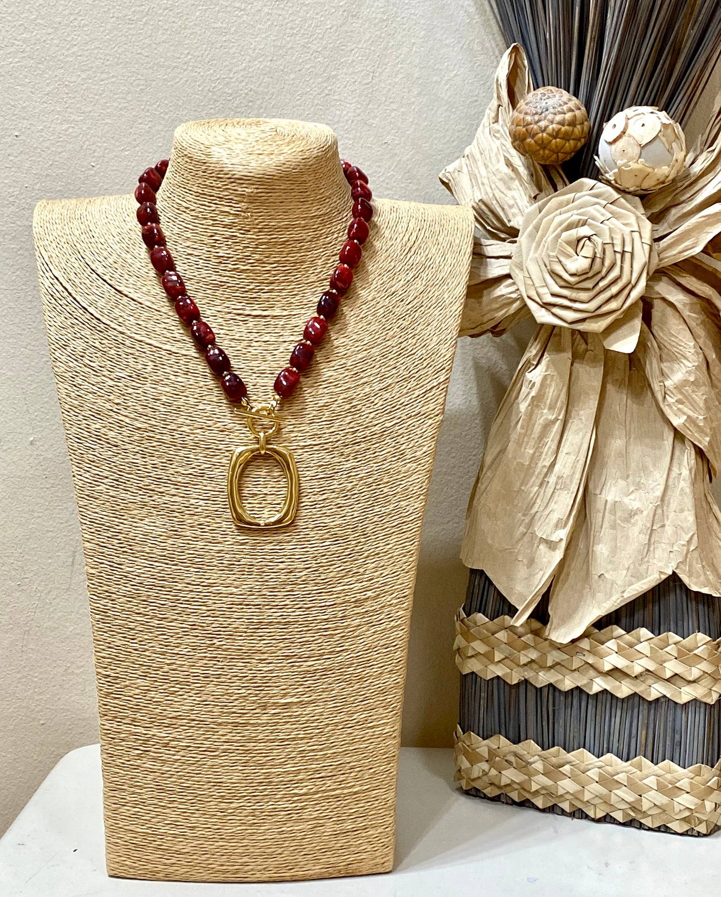 Collar acero centro barra