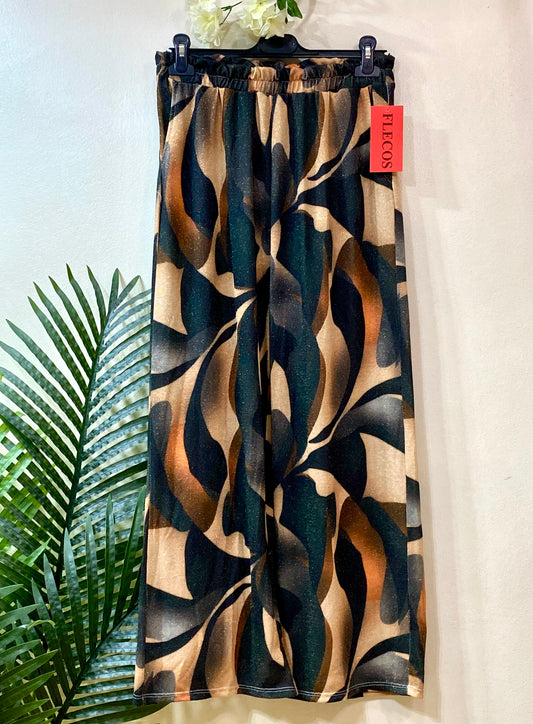 Pantalón estampado abstracto