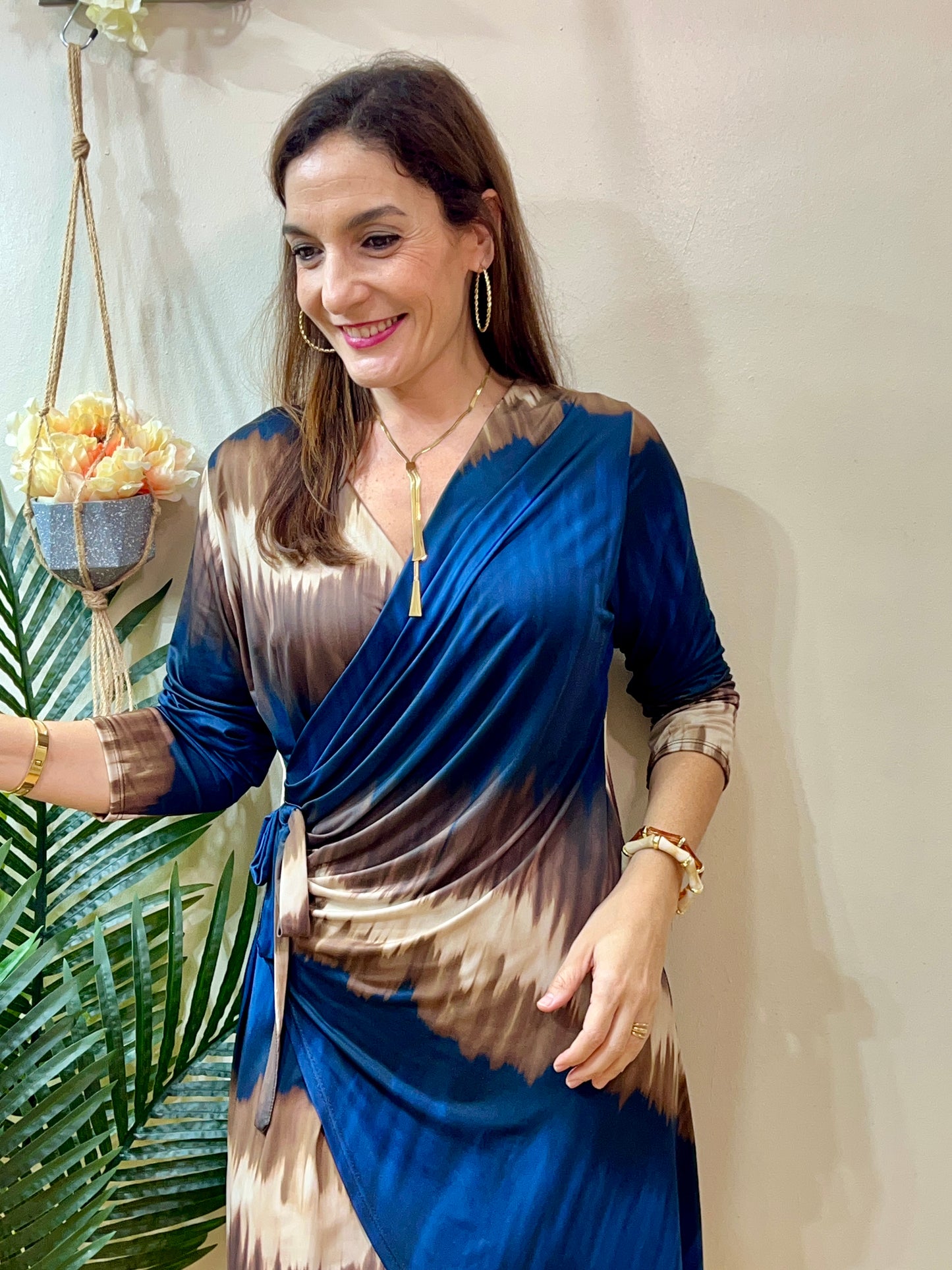 Vestido frunce lateral