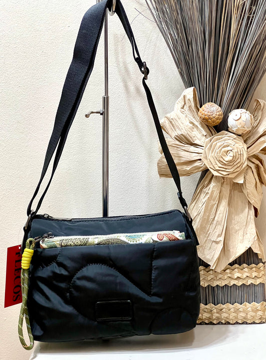 Bolso nylon y cachemir