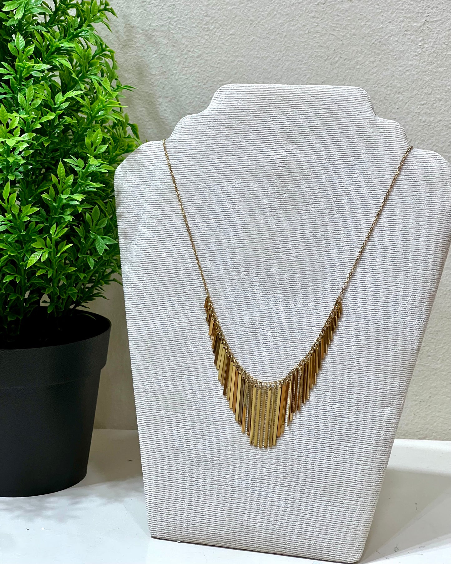 Collar acero cascada