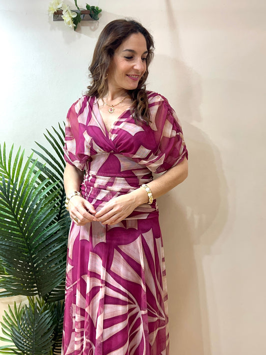 Vestido de gasa elegante