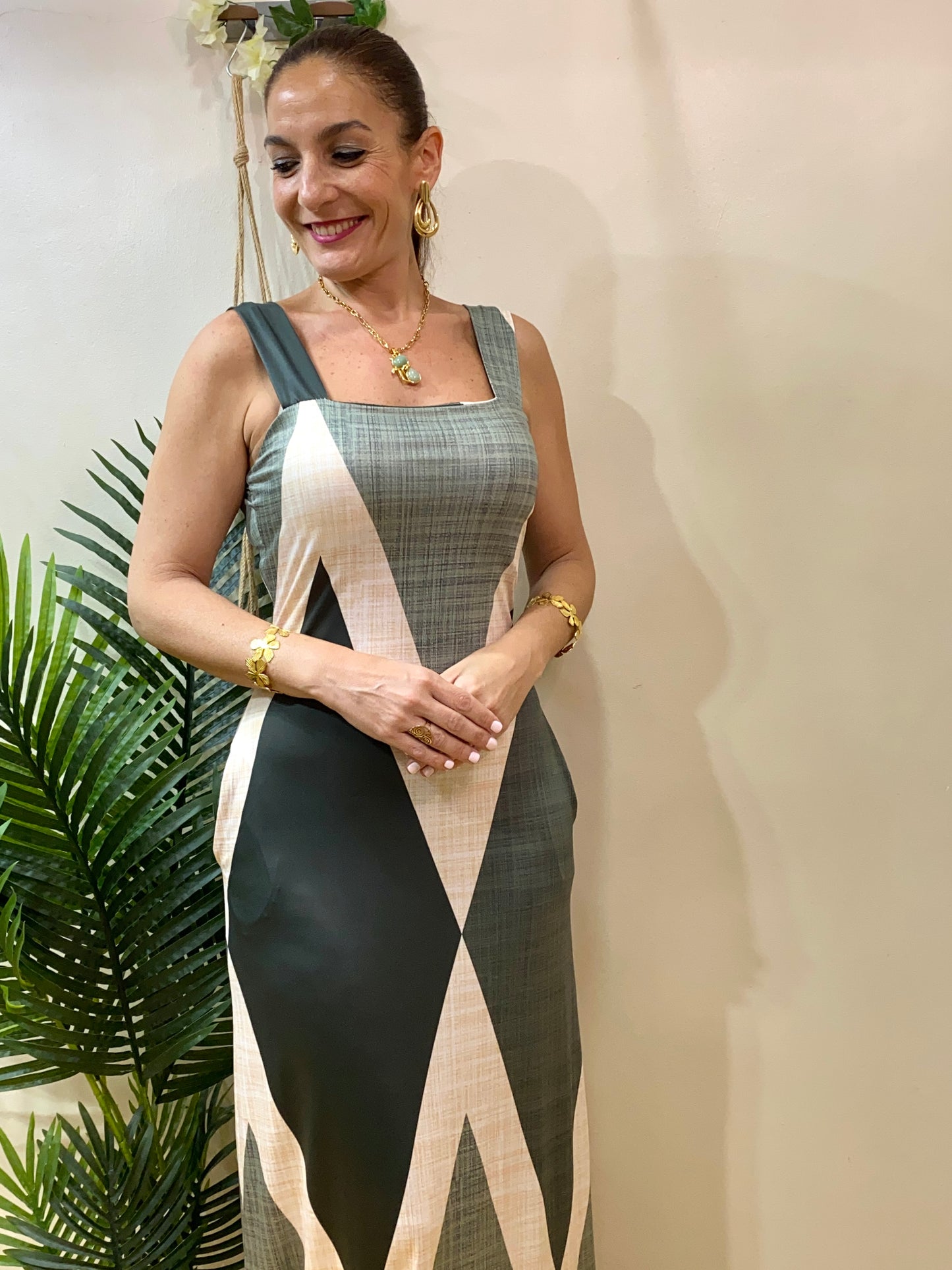 Vestido rombos